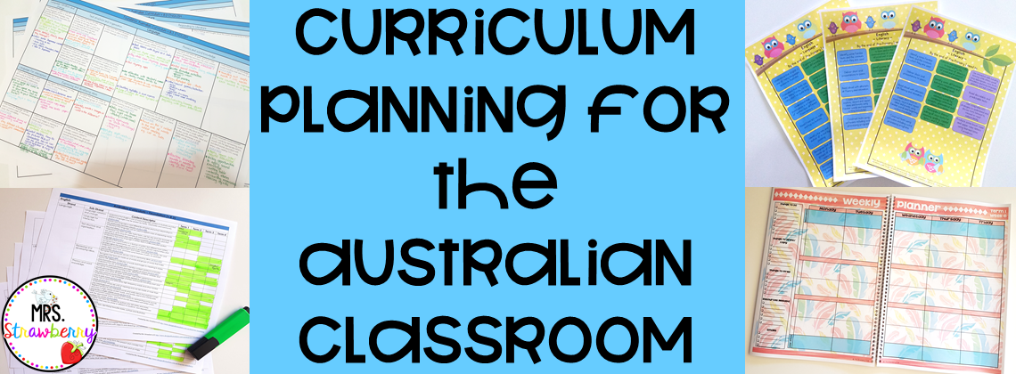 header - "Curriculum Planning for the Australian Classroom"
