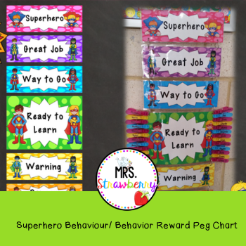 Superhero Behavior Chart