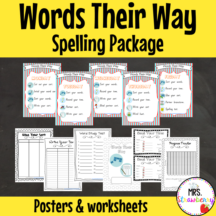 Words Their Way Spelling Package
