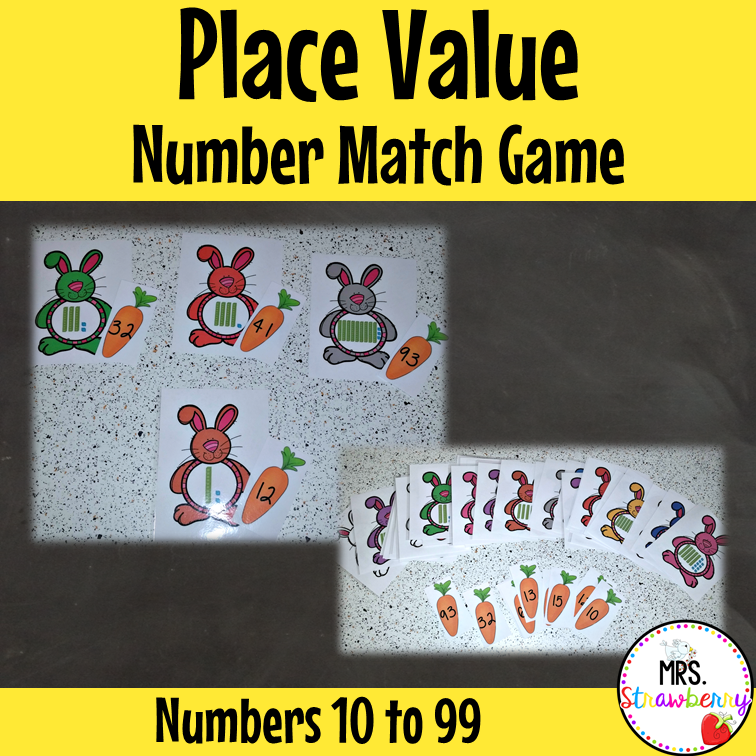 Place Value MAB Number Match Game