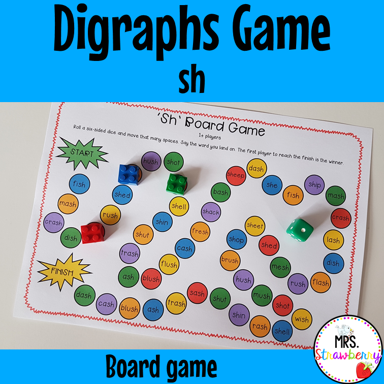 Digraphs sh Board Game