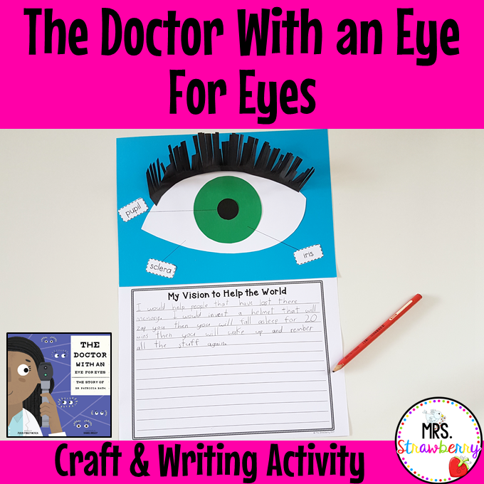 The Doctor With an Eye For Eyes Craft and Writing Activity