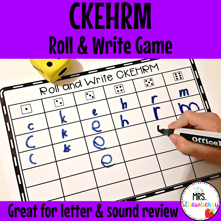 Roll and Write Letters CKEHRM