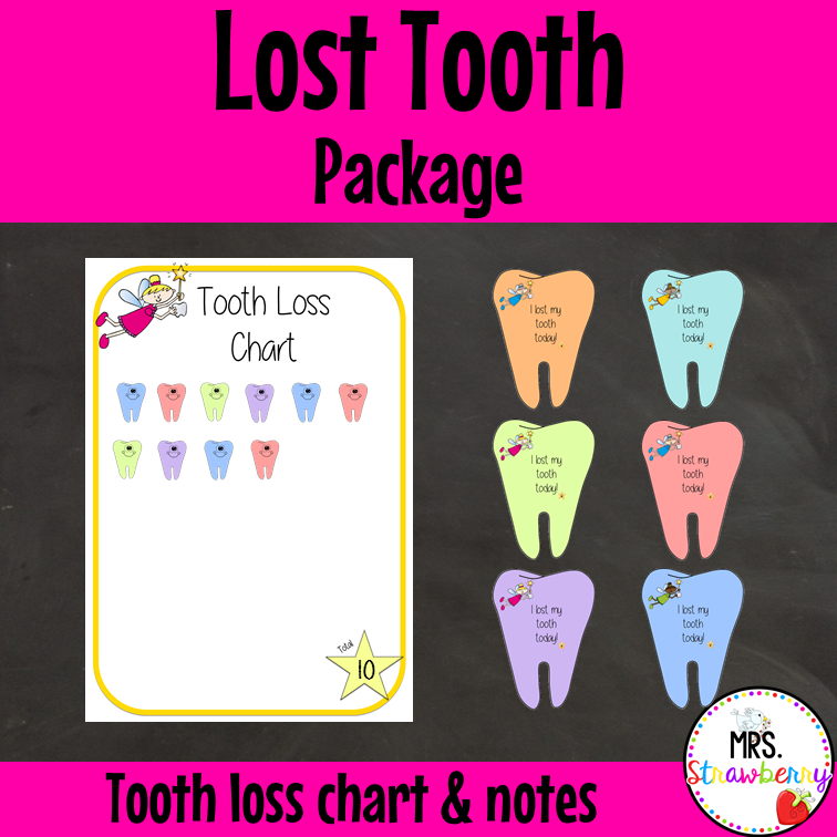 Lost Tooth Chart Package