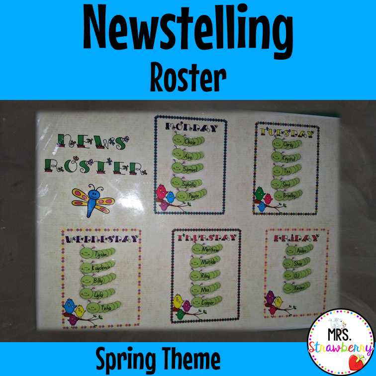 Newstelling Roster Spring Theme