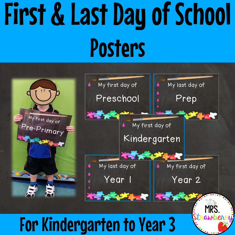 First and Last Day of School Signs