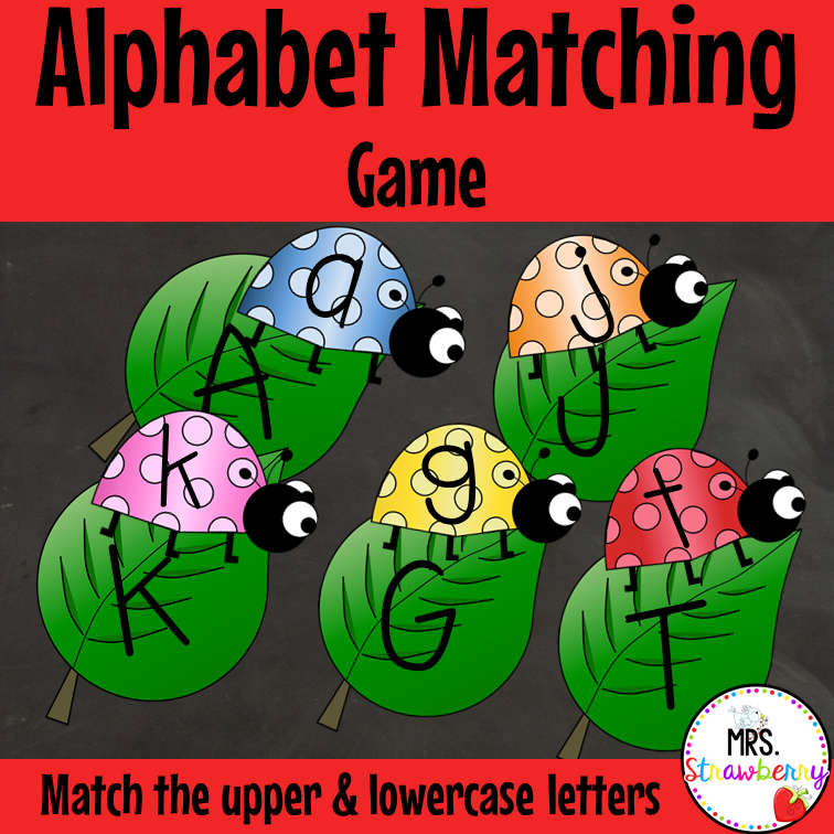 letter match up cards