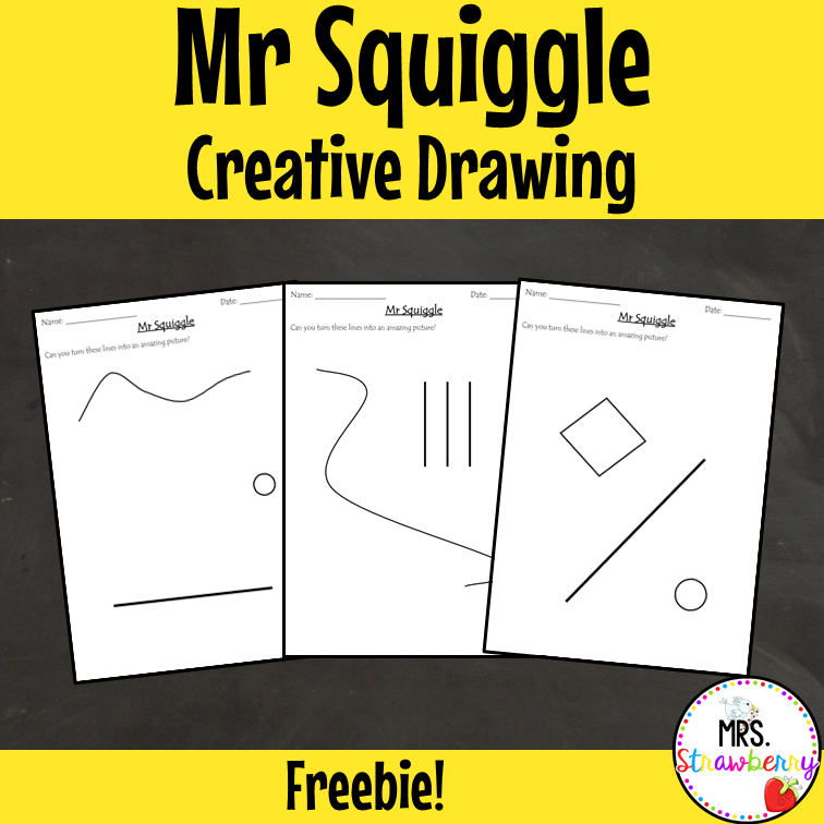 Mr Squiggle Creative Drawing Activity
