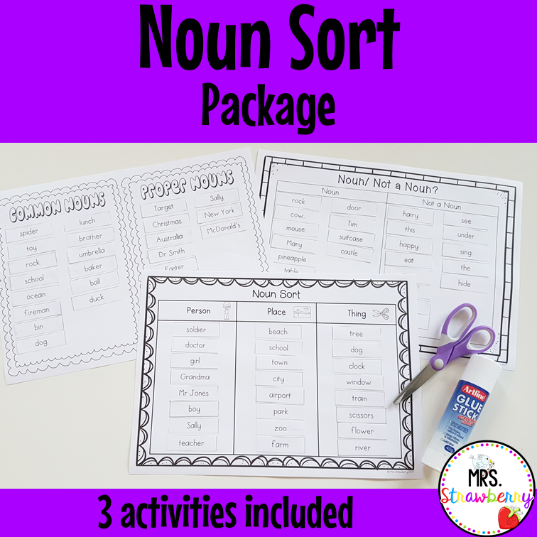Noun Sort Package