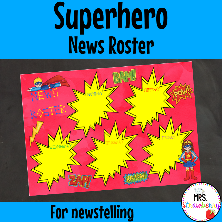 Superhero Newstelling Roster