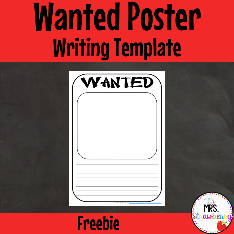 Wanted Poster Fairytale Writing