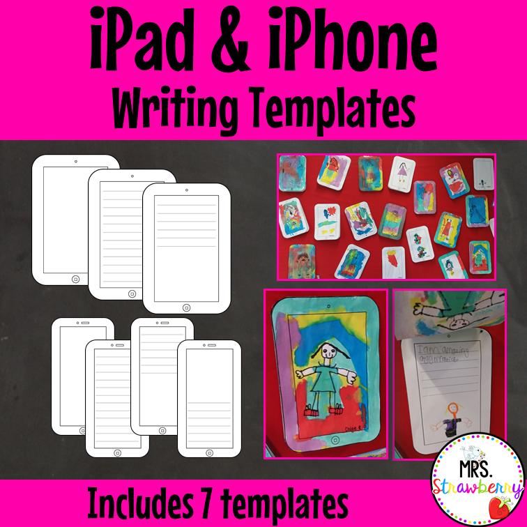 iPad and iPhone Writing Templates