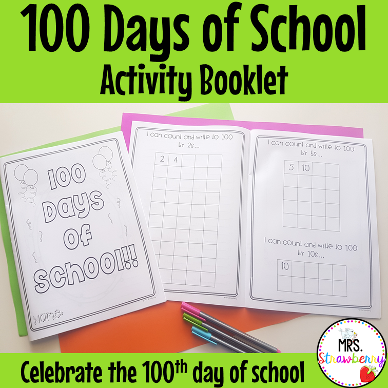 100 Days of School Activity Booklet