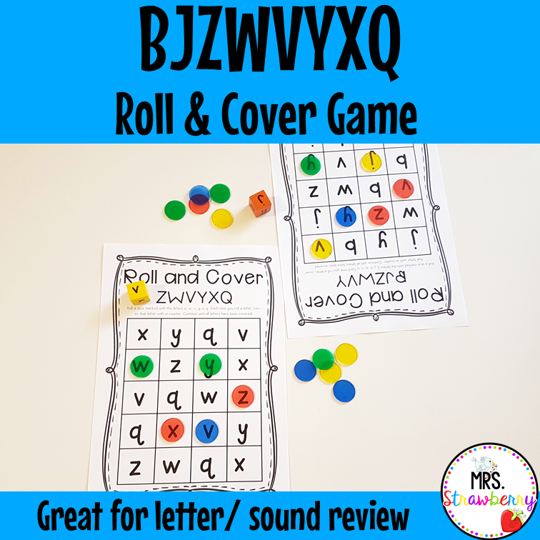 Roll and Cover Letters BJZWVYXQ Game