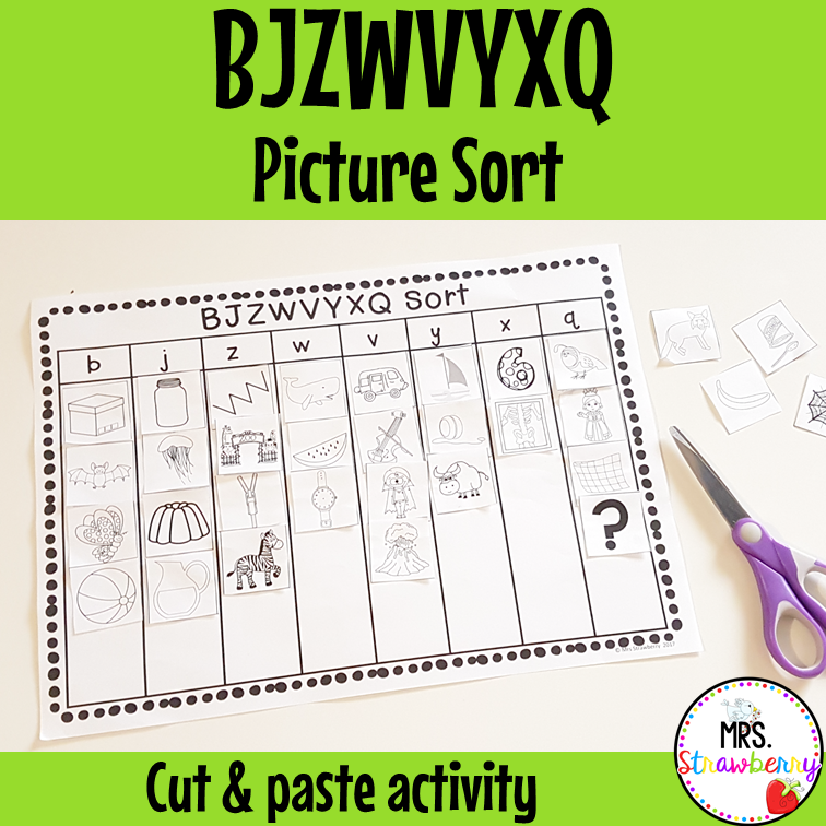 BJZWVYXQ Picture Sort Activity