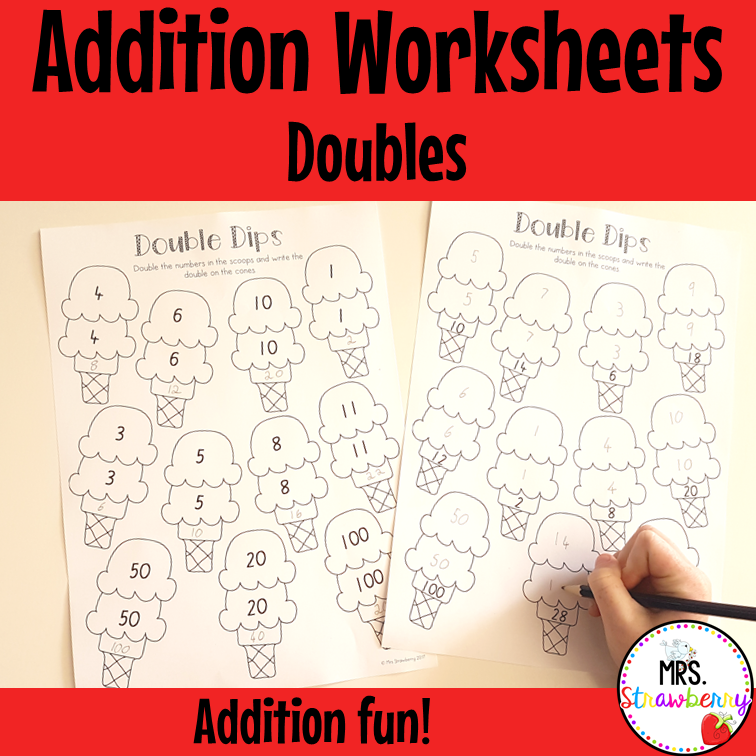 Doubles Worksheets