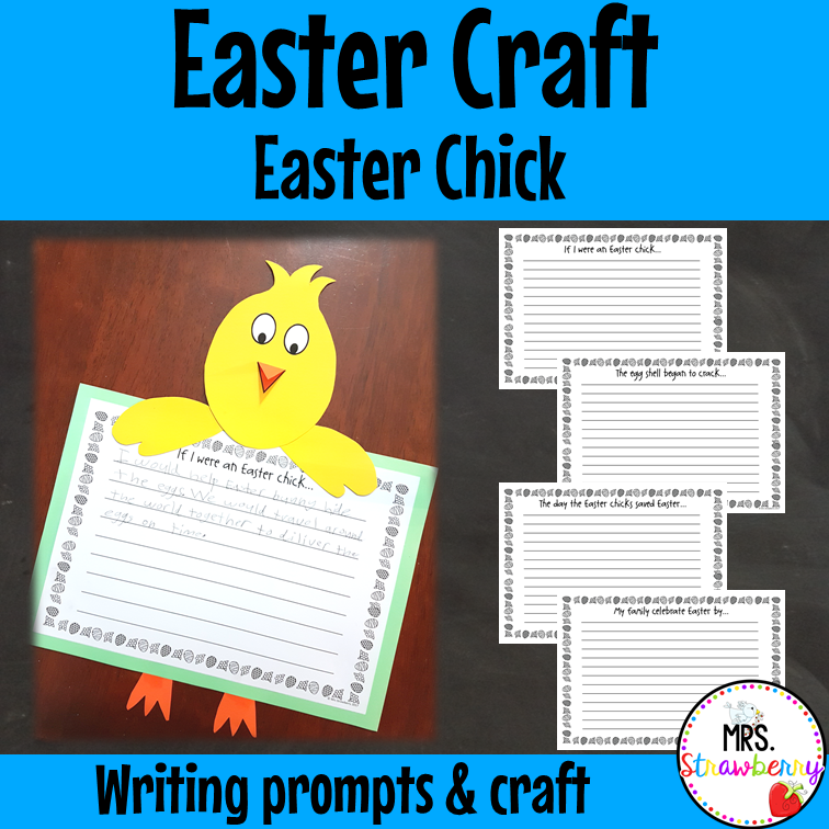 Easter Chick Writing Prompts and Craft
