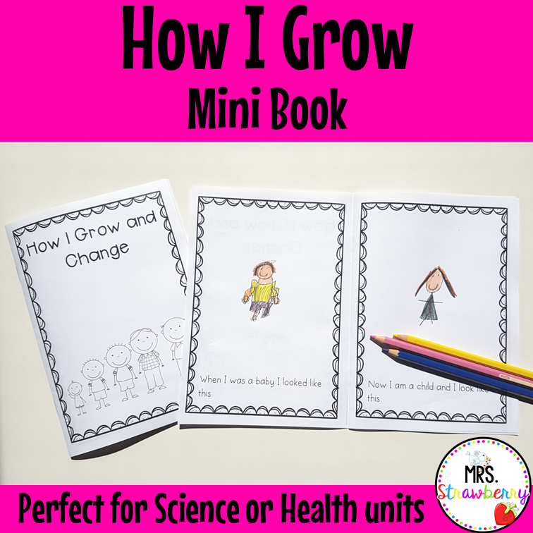 How I Grow and Change Mini Book