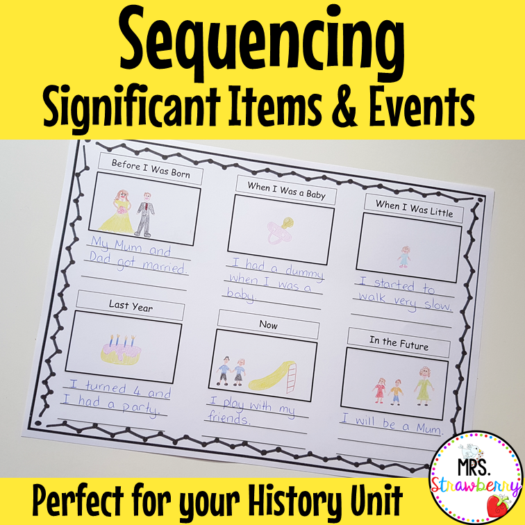 History Sequencing Significant Items and Events