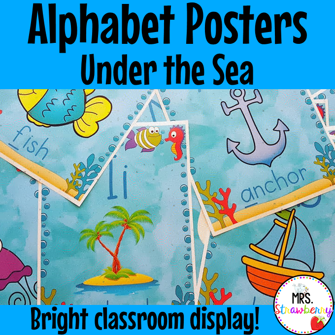 Under the Sea Alphabet Posters