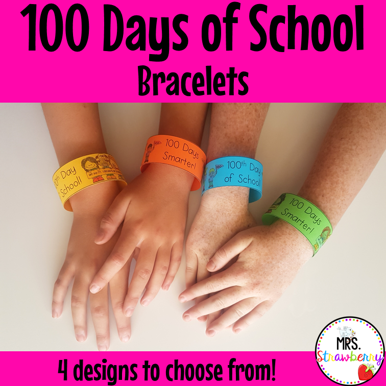 100 Days of School Bracelets