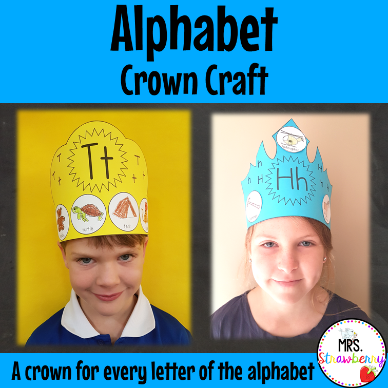 Alphabet Crowns
