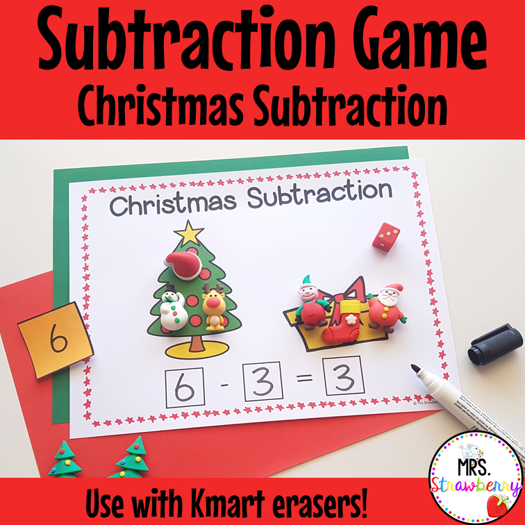Christmas Subtraction Activity