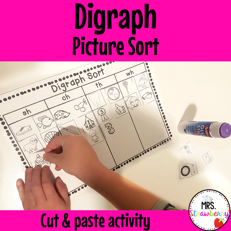 Digraph Picture Sort Activity