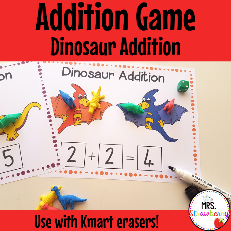 Dinosaur Addition Activity
