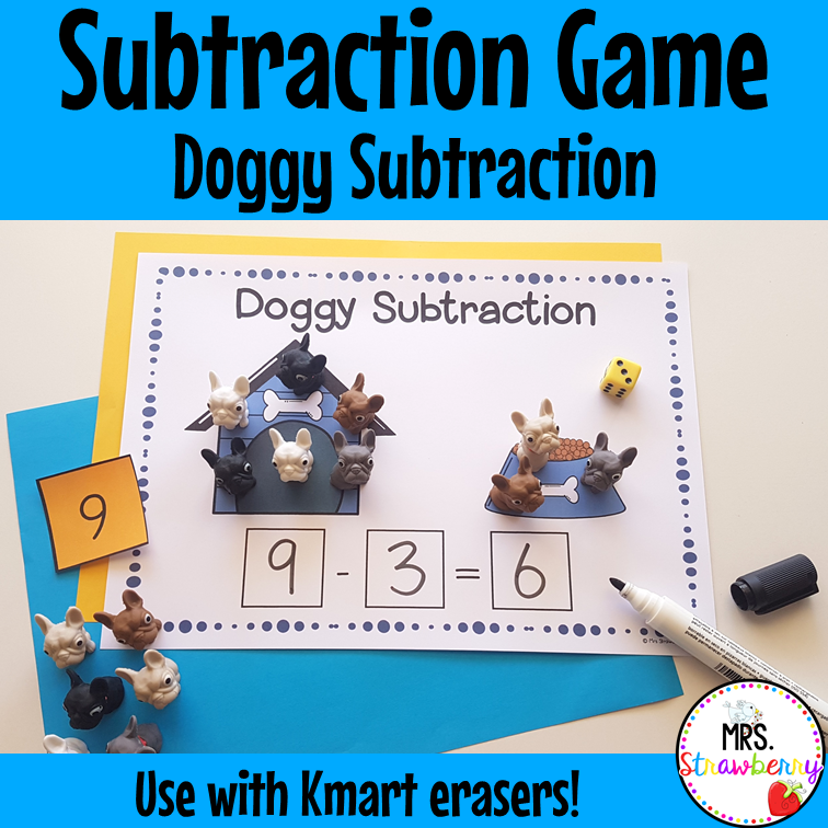Dog Subtraction Activity