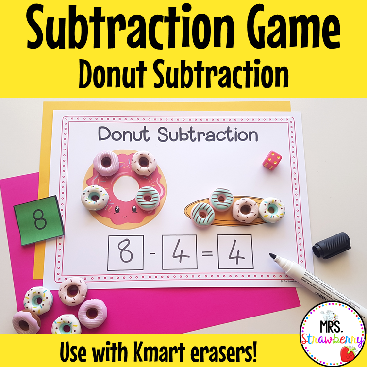 Donut Subtraction Activity