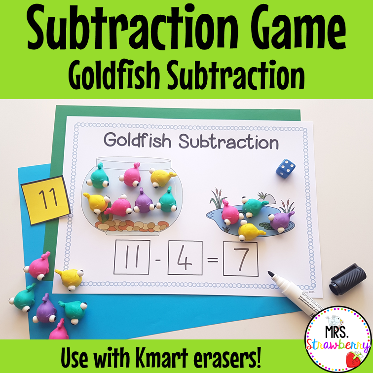 Goldfish Subtraction Activity