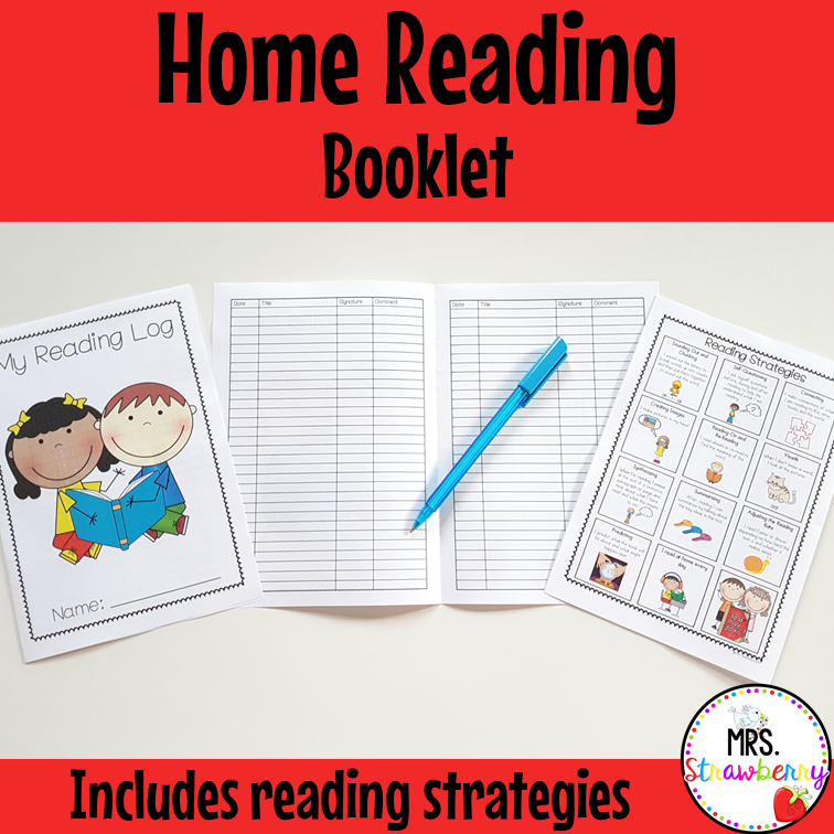Home Reading Booklet with Reading Strategies