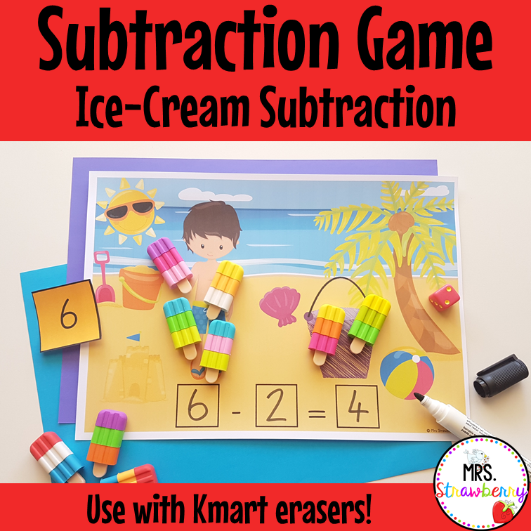 Ice Cream Subtraction Activity
