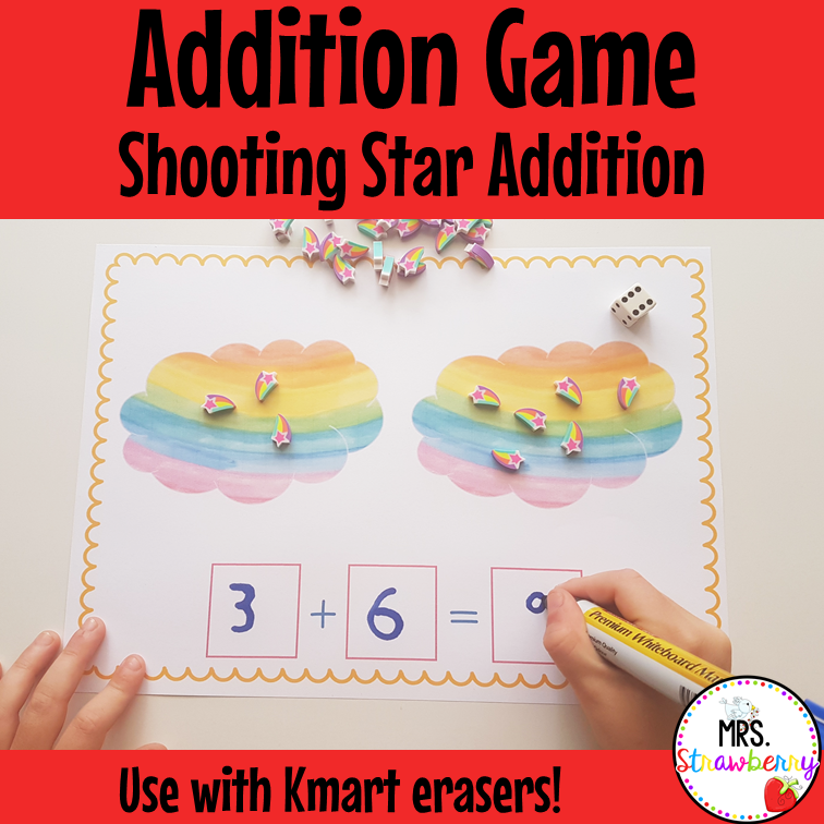 Shooting Star Addition Activity