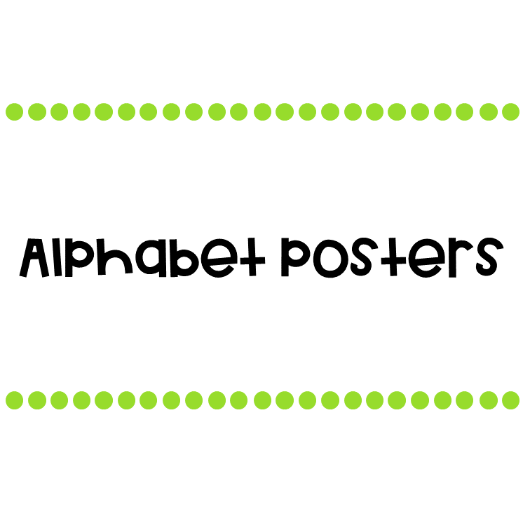 Alphabet Posters