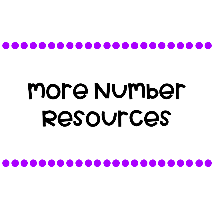 More Number Resources