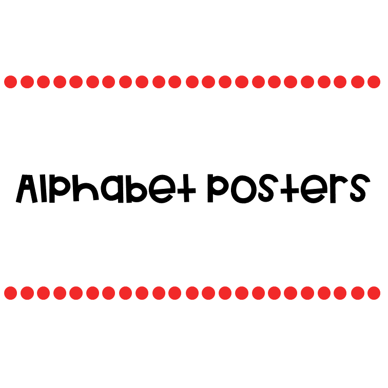Alphabet Posters