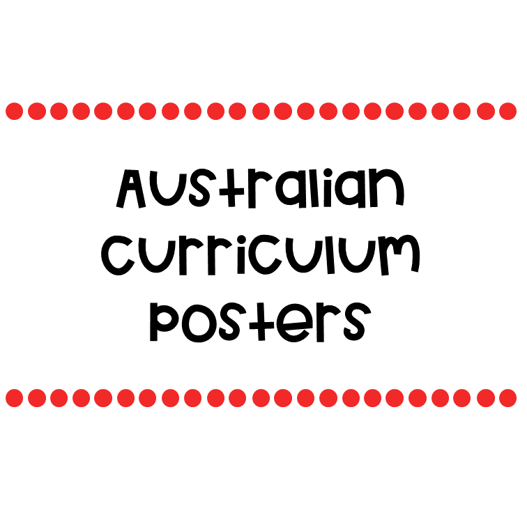 Australian Curriculum Posters