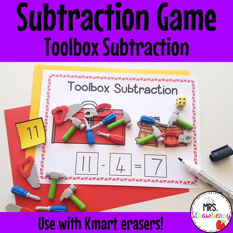 Toolbox Subtraction Activity