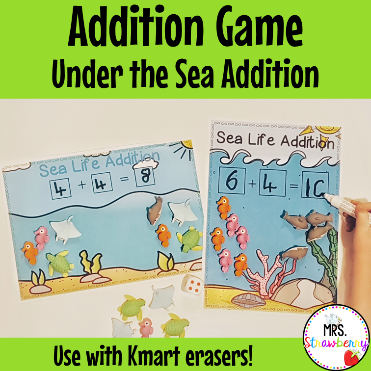 Under the Sea Addition Activity