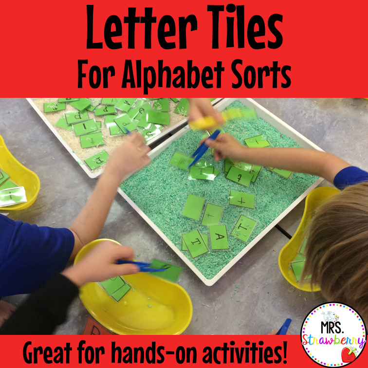 Letter Tiles For Alphabet Sorts