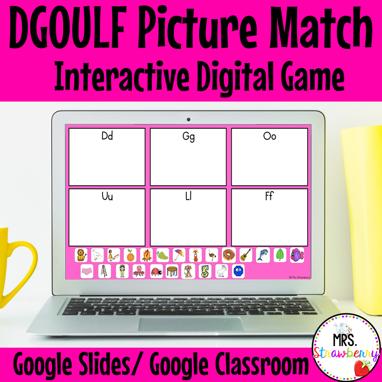 Digital DGOULF Picture Sort For Google Slides and Google Classroom