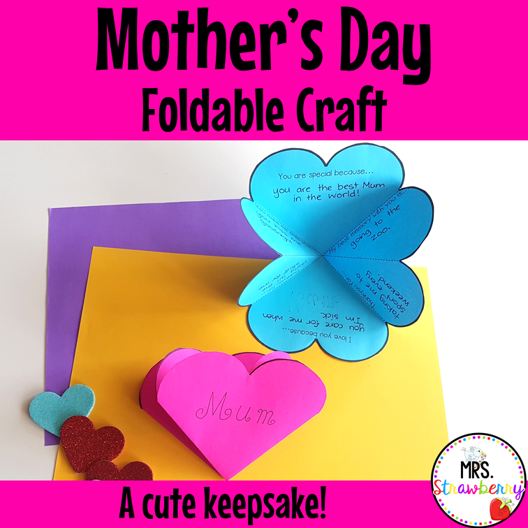 Mothers Day Foldable Craft