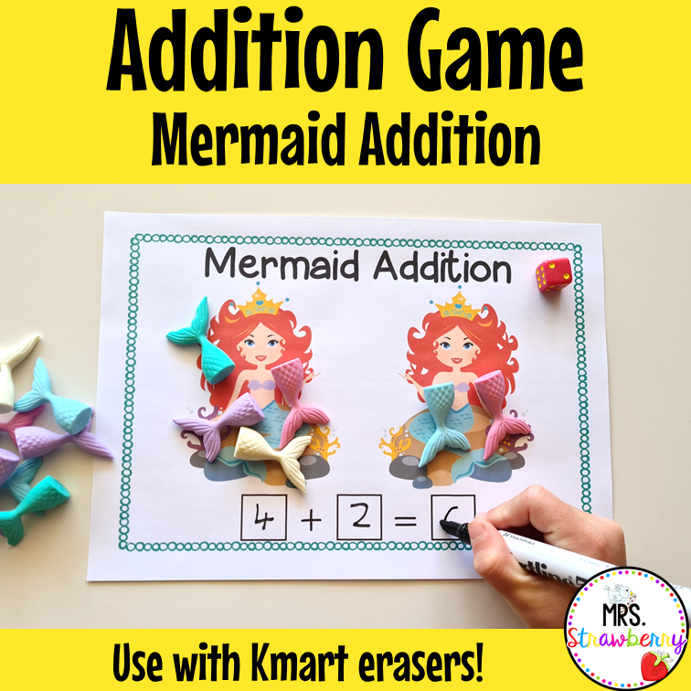 Mermaid Addition Activity