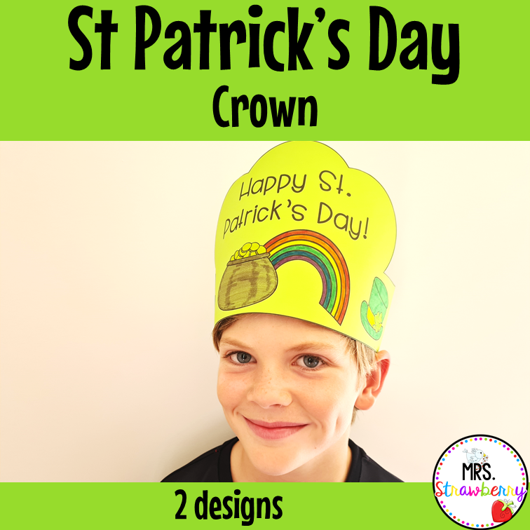 St Patrick's Day Crown Activity