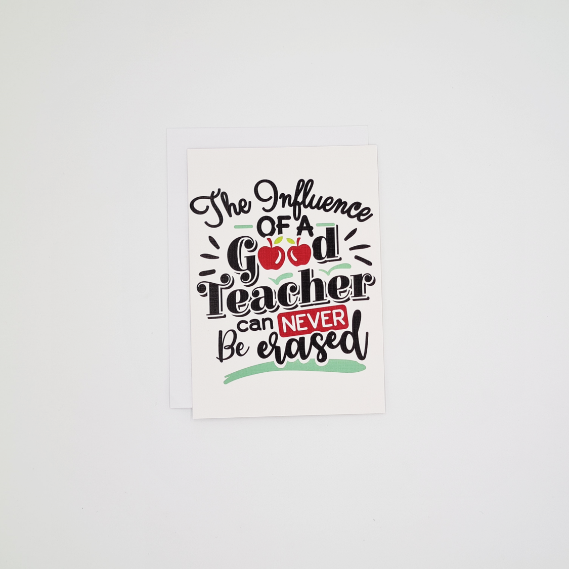 Teacher Thank You Card: Influence of a Good Teacher
