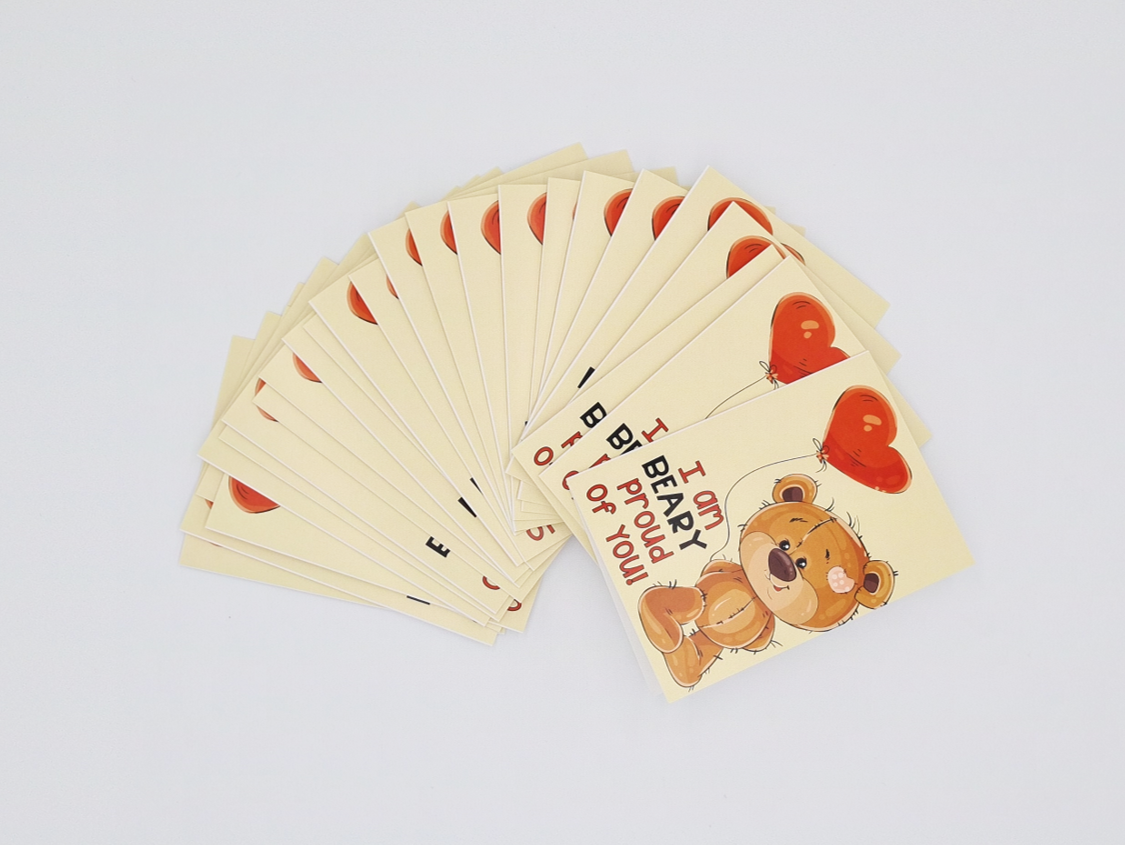 Student End of Year Cards Class Pack (25): Beary Proud
