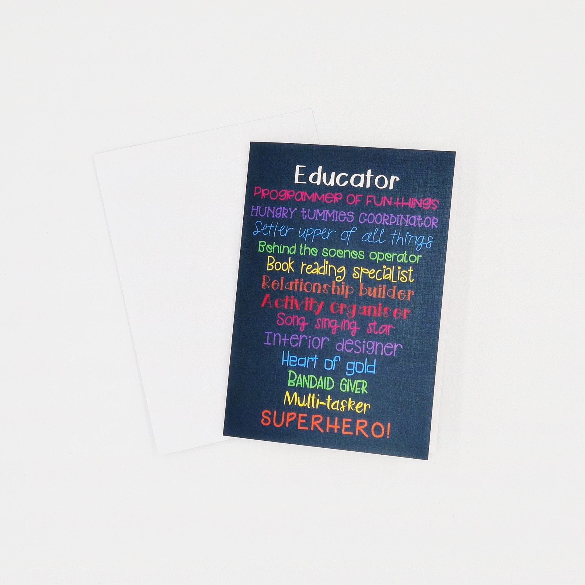 Educator Thank You Card