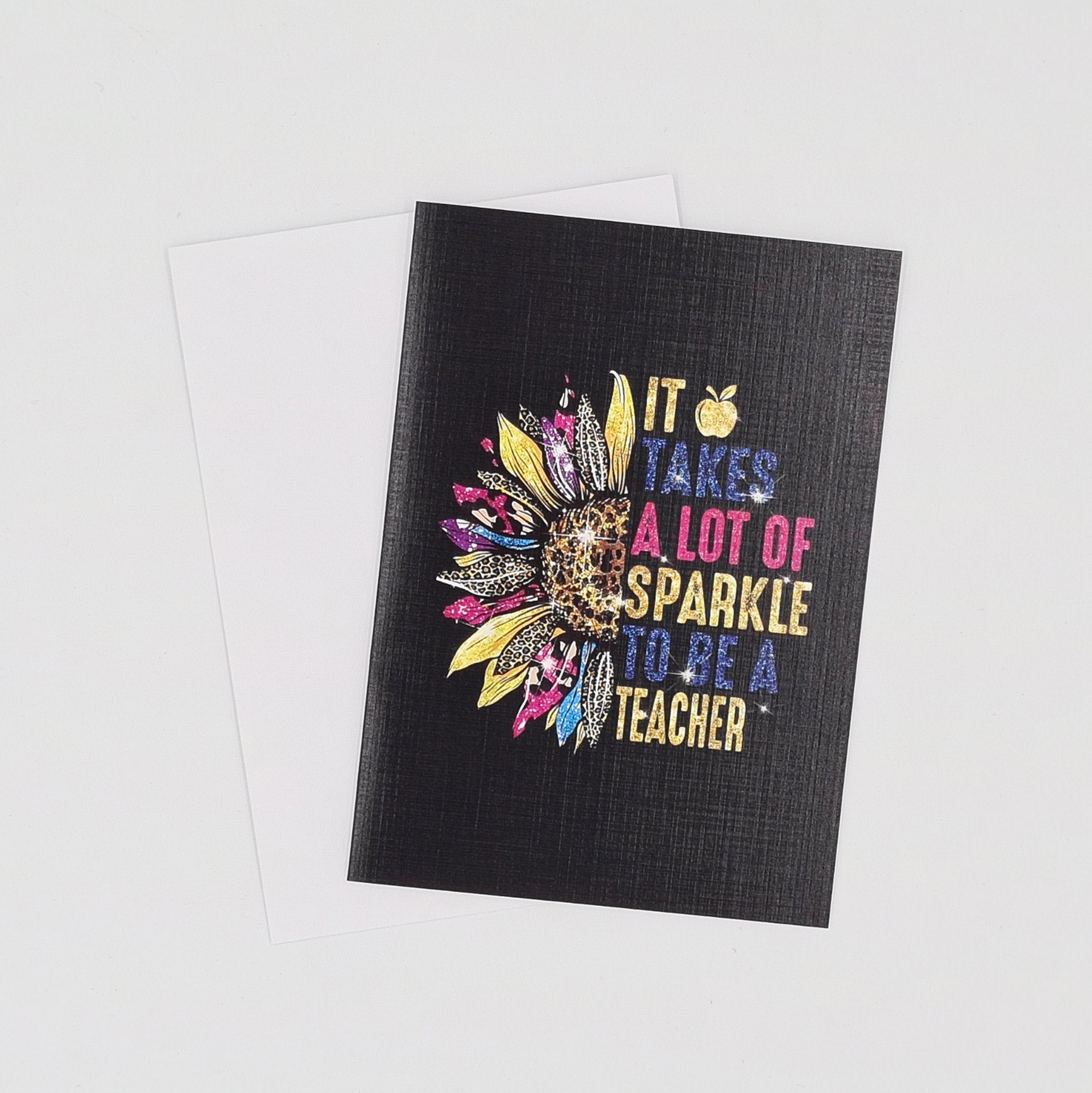 Teacher Thank You Card: It Takes a Lot of Sparkle To Be a Teacher
